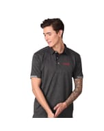 Steller Cherokee Cotton Polo T-shirt - Black
